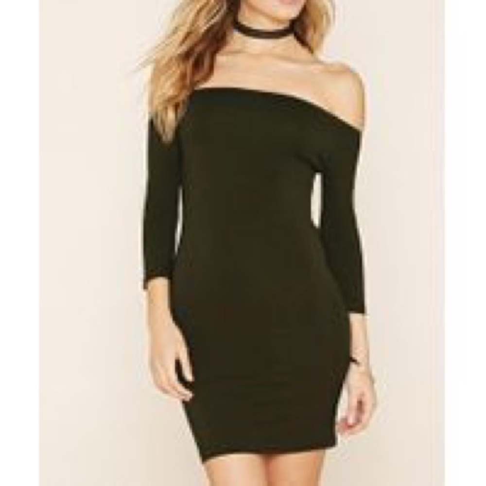 FREE WITH BUNDLE Forever 21 Off-Shoulder Dress